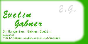 evelin gabner business card